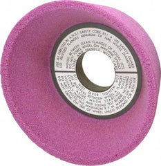 Grier Abrasives - 5" Diam, 1-1/4" Hole Size, 2-3/16" Overall Thickness, 60 Grit, Type 11 Tool & Cutter Grinding Wheel - Medium Grade, Aluminum Oxide, K Hardness, Vitrified Bond, 4,966 RPM - All Tool & Supply