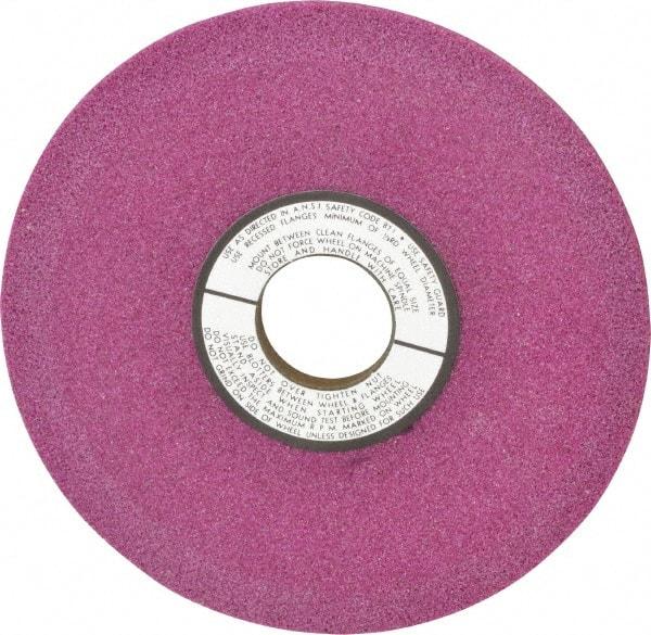 Grier Abrasives - 6" Diam, 1-1/4" Hole Size, 1/2" Overall Thickness, 60 Grit, Type 12 Tool & Cutter Grinding Wheel - Medium Grade, Aluminum Oxide, J Hardness, Vitrified Bond, 4,138 RPM - All Tool & Supply