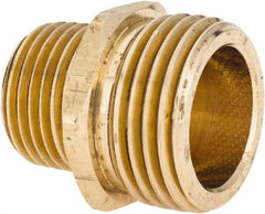 ANDERSON METALS - 3/4 MGHT & 1/2 MPT Garden Hose Male x MIP - Lead Free Brass, Male Hose to Male Pipe Connector - All Tool & Supply