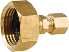 ANDERSON METALS - 3/4 FGHT & 1/4 Garden Hose Female x Comp - Lead Free Brass, Female Hose to Comp OD Connector - All Tool & Supply