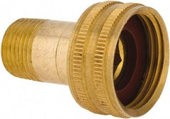 ANDERSON METALS - 3/4 FGHT & 3/8 MPT Garden Hose Female x MIP Swivel - Lead Free Brass, Female Hose to Male Pipe Swivel Connector - All Tool & Supply