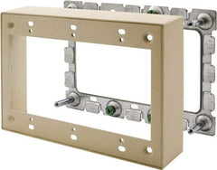 Hubbell Wiring Device-Kellems - 6.45 Inch Long x 1.38 Inch Wide x 4.54 Inch High, Rectangular Raceway Box - Ivory, For Use with HBL500 Series Raceways and HBL750 Series Raceways - All Tool & Supply