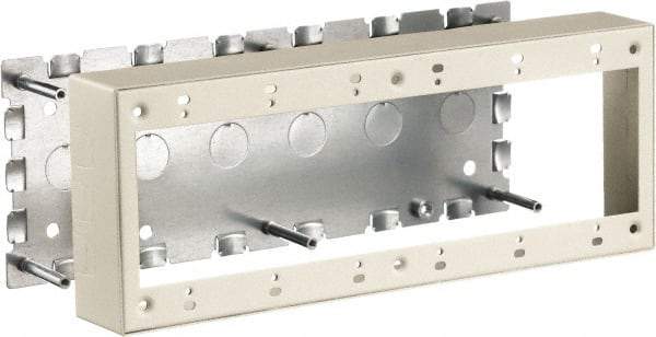 Hubbell Wiring Device-Kellems - 11.89 Inch Long x 1-3/4 Inch Wide x 4.54 Inch High, Rectangular Raceway Box - Ivory, For Use with HBL500 Series Raceways and HBL750 Series Raceways - All Tool & Supply