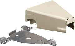 Hubbell Wiring Device-Kellems - 3.06 Inch Long x 1.14 Inch Wide x 3.03 Inch High, Raceway Fitting - Ivory, For Use with HBL500 Series Raceways and HBL750 Series Raceways - All Tool & Supply