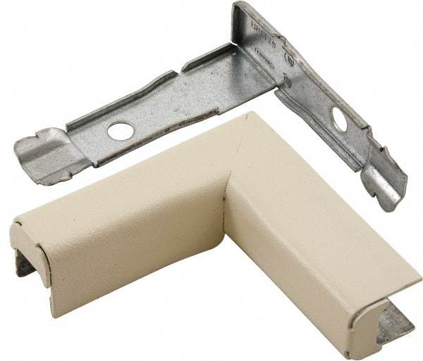 Hubbell Wiring Device-Kellems - 2.98 Inch Long x 0.94 Inch Wide x 3 Inch High, Raceway Elbow End - 90°, Ivory, For Use with HBL500 Series Raceways and HBL750 Series Raceways - All Tool & Supply