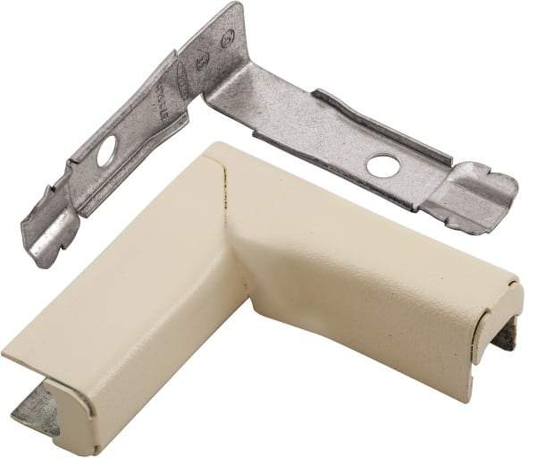 Hubbell Wiring Device-Kellems - 2.98 Inch Long x 0.94 Inch Wide x 3 Inch High, Raceway Elbow End - 90°, Ivory, For Use with HBL500 Series Raceways and HBL750 Series Raceways - All Tool & Supply