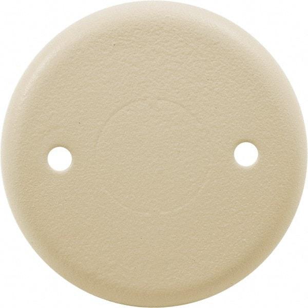 Hubbell Wiring Device-Kellems - 2.4 Inch Wide x 0.24 Inch High, Round Raceway Cover - Ivory, For Use with HBL500 Series Raceways and HBL750 Series Raceways - All Tool & Supply