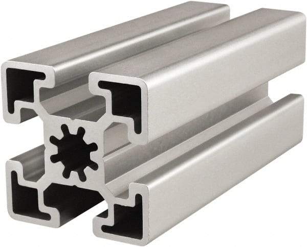 80/20 Inc. - 6 Meters Long x 45 mm Wide x 45 mm Deep, T-Slotted Aluminum Extrusion - Clear Anodized Finish - All Tool & Supply