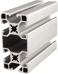 80/20 Inc. - 4 Meters Long x 40 mm Wide x 80 mm Deep, T-Slotted Aluminum Extrusion - Clear Anodized Finish - All Tool & Supply