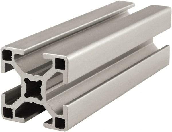 80/20 Inc. - 6 Meters Long x 30 mm Wide x 30 mm Deep, T-Slotted Aluminum Extrusion - Clear Anodized Finish - All Tool & Supply