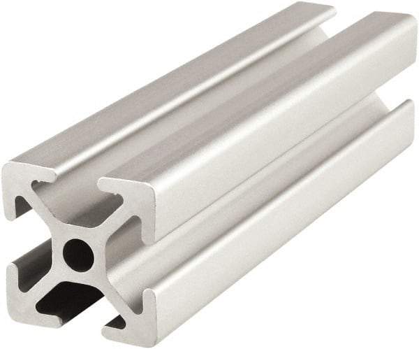 80/20 Inc. - 4 Meters Long x 25 mm Wide x 25 mm Deep, T-Slotted Aluminum Extrusion - Clear Anodized Finish - All Tool & Supply