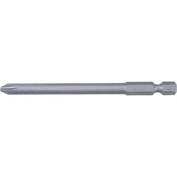 Wiha - #0 Power Bit - 1/4" Drive, 2-3/4" OAL - All Tool & Supply