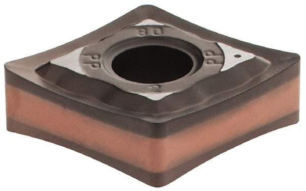 Iscar - CNMG432 PP Grade IC6025 Carbide Turning Insert - TiCN/Al2O3/TiN Finish, 80° Diamond, 1/2" Inscr Circle, 3/16" Thick, 1/32" Corner Radius - All Tool & Supply