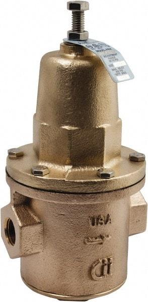 Conbraco - 400 Max psi Direct Pressure Reducing Valve - 1-1/2" Female NPT Connection, 13.19" High x 6-3/4" Wide, 25 to 75 psi Reduced Pressure Range - All Tool & Supply