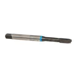 Emuge - #10-32 UNF, 3 Flutes, Plug Chamfer, Nitride Finish, Cobalt Spiral Point STI Tap - 0.255" Shank Diam, 3B Class of Fit, Series Rekord B-VA - Exact Industrial Supply