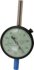 Mahr - 2" Range, 0-100 Dial Reading, 0.001" Graduation Dial Drop Indicator - 2-3/4" Dial, 0.1" Range per Revolution, 0.001" Accuracy, Revolution Counter - All Tool & Supply