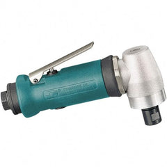 Dynabrade - 1/4" Collet, Angle Handle, Air Angle Die Grinder - 20,000 RPM, Rear Exhaust, 21 CFM, 0.4 hp, 90 psi, 1/4 NPT Inlet - All Tool & Supply