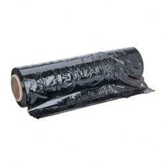 Stretch Associates - 18" x 1,500' 80 Gauge Black Hand Held Stretch & Pallet Wrap for Use with Dispenser - 4 Piece, 80 Gauge, Black - All Tool & Supply