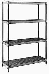 Metro - 36" Wide, 1-1/2" High, Open Shelving Shelf - Polymer, 24" Deep, Use with Metro Max I - All Tool & Supply