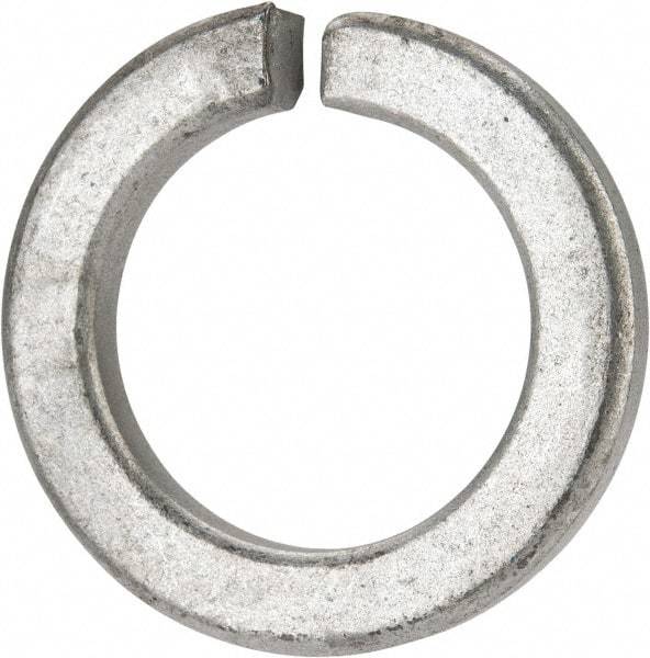 Value Collection - 1-3/4", 1.758" ID, 0.389" Thick Split Lock Washer - Grade 8 Spring Steel, Zinc-Plated Finish, 1.758" Min ID, 1.789" Max ID, 2.679" Max OD - All Tool & Supply