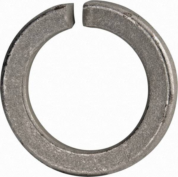 Value Collection - 2", 2.008" ID, 0.422" Thick Split Lock Washer - Grade 8 Spring Steel, Zinc-Plated Finish, 2.008" Min ID, 2.039" Max ID, 2.936" Max OD - All Tool & Supply