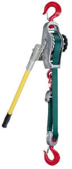 Little Mule - 1500/3000 Lb. Capacity, 14/7 Ft. Lift Height, Manual Strap Hoist - Made from Web Strap - All Tool & Supply