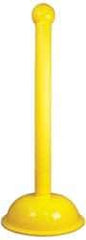 NMC - 41" High, 3" Pole Diam, Warning Post - Yellow - All Tool & Supply