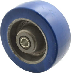 Albion - 5 Inch Diameter x 2 Inch Wide, Polyurethane Caster Wheel - 1,300 Lb. Capacity, 2-3/8 Inch Hub Length, 1/2 Inch Axle Diameter, Sealed Roller Bearing - All Tool & Supply