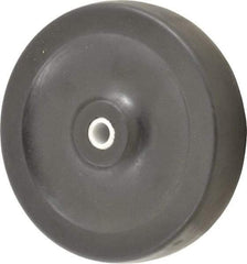 Albion - 4 Inch Diameter x 15/16 Inch Wide, Hard Rubber Caster Wheel - 135 Lb. Capacity, 1-5/32 Inch Hub Length, 5/16 Inch Axle Diameter, Self-Lube Bearing - All Tool & Supply