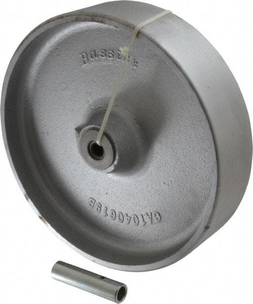 Albion - 10 Inch Diameter x 2-1/2 Inch Wide, Semi-Steel Caster Wheel - 1,650 Lb. Capacity, 2-15/16 Inch Hub Length, 1/2 Inch Axle Diameter, Roller Bearing - All Tool & Supply