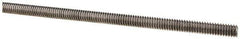 Made in USA - 1/4-20 UNC (Coarse), 6' Long, Low Carbon Steel Threaded Rod - Oil Finish Finish, Right Hand Thread - All Tool & Supply