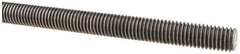 Made in USA - 1/2-13 UNC (Coarse), 6' Long, Low Carbon Steel Threaded Rod - Oil Finish Finish, Right Hand Thread - All Tool & Supply