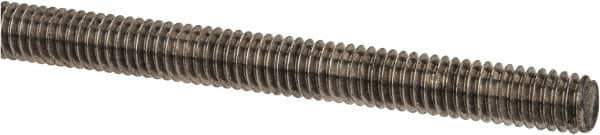 Made in USA - 5/16-18 UNC (Coarse), 6' Long, Stainless Steel Threaded Rod - Right Hand Thread - All Tool & Supply