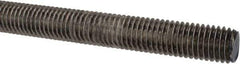 Made in USA - 5/8-11 UNC (Coarse), 6' Long, Stainless Steel Threaded Rod - Right Hand Thread - All Tool & Supply