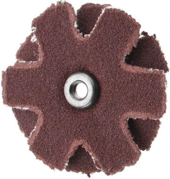 Made in USA - 1" Diam 180 Grit Coated Sanding Star - Very Fine Grade, Eyelet - All Tool & Supply