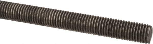 Made in USA - 5/16-24 UNF (Fine), 6' Long, Stainless Steel Threaded Rod - Right Hand Thread - All Tool & Supply