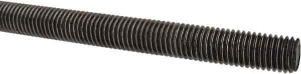 Value Collection - 5/8-11 UNC (Coarse), 6' Long, Alloy Steel Threaded Rod - Plain Finish, Right Hand Thread - All Tool & Supply