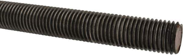 Value Collection - 7/8-9 UNC (Coarse), 6' Long, Alloy Steel Threaded Rod - Right Hand Thread - All Tool & Supply