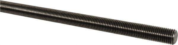 Value Collection - 1-8 UNC (Coarse), 6' Long, Alloy Steel Threaded Rod - Right Hand Thread - All Tool & Supply