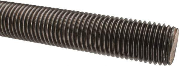 Value Collection - 1-1/4-7 UNC (Coarse), 6' Long, Alloy Steel Threaded Rod - Right Hand Thread - All Tool & Supply