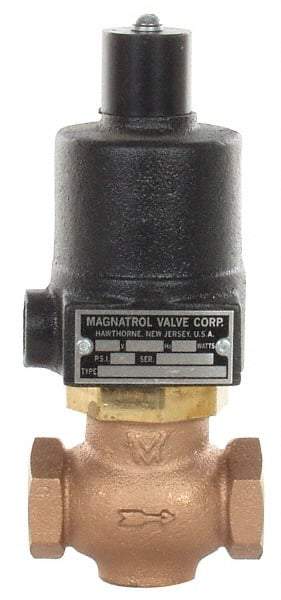 Magnatrol Valve - 3/4" Port, 2 Way, Bronze Solenoid Valve - Normally Open - All Tool & Supply