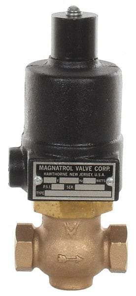 Magnatrol Valve - 1/2" Port, 2 Way, Bronze Solenoid Valve - Normally Open - All Tool & Supply