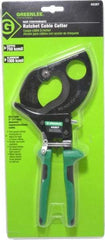 Greenlee - 11" OAL, 1,000 MCM Capacity, Cable Cutter - Molded Plastic Handle - All Tool & Supply