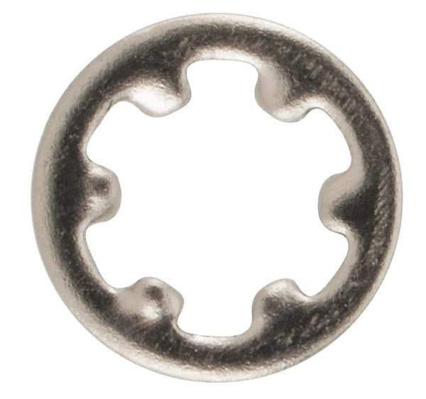 Value Collection - M25 Screw, 2.7mm ID, Stainless Steel Internal Tooth Lock Washer - 5.5mm OD, Uncoated, Grade 18-8 & Austenitic A2 - All Tool & Supply