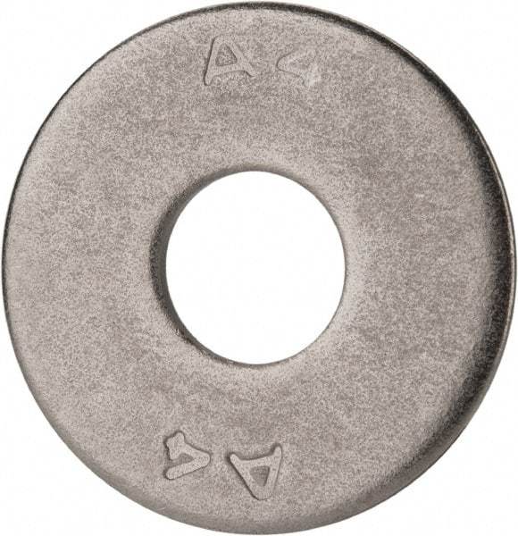 Value Collection - M12 Screw, Grade 316 Stainless Steel Fender Flat Washer - 13mm ID x 37mm OD, Plain Finish - All Tool & Supply