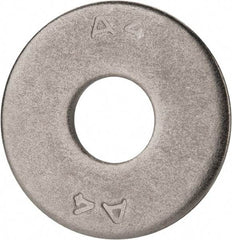 Value Collection - M12 Screw, Grade 316 Stainless Steel Fender Flat Washer - 13mm ID x 37mm OD, Plain Finish - All Tool & Supply