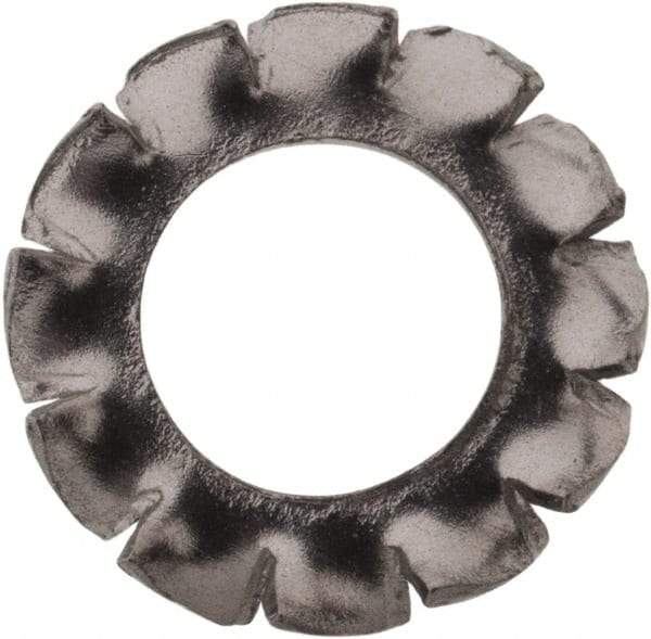 Value Collection - M5 Screw, 5.3mm ID, Stainless Steel External Tooth Lock Washer - 10mm OD, Uncoated, Grade 316 & Austenitic A4 - All Tool & Supply