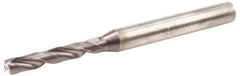 Kennametal - 8.8mm 180° Spiral Flute Solid Carbide Screw Machine Drill Bit - Right Hand Cut, 47mm Flute Length, 89mm OAL, Flat-Bottom Point, Straight Shank, Through Coolant - All Tool & Supply