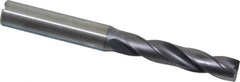 Kennametal - 8.5mm 180° Spiral Flute Solid Carbide Screw Machine Drill Bit - All Tool & Supply