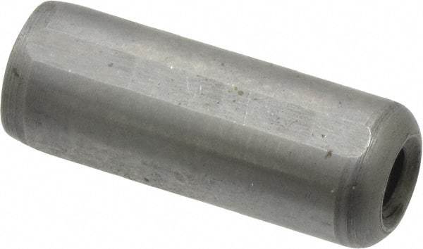 Gibraltar - 3/8" Diam x 1" Pin Length C-1215 Case Hardened Steel Pull Out Dowel Pin - 1 Beveled & 1 Threaded End - All Tool & Supply